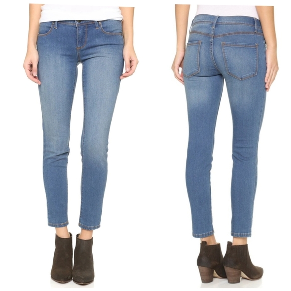 Free People Denim - Free People Crop Blue Jeans Button Fly Sz 27/4